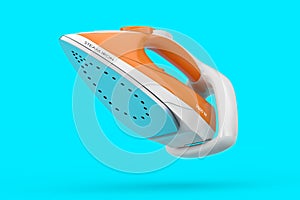 Electric Clothes Steam Iron. 3d Rendering