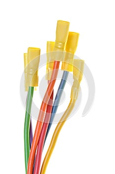 The electric colored wires