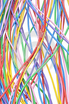 Electric colored wires