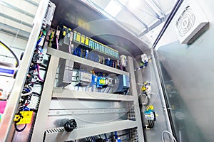 Electric control panel, stainless steel