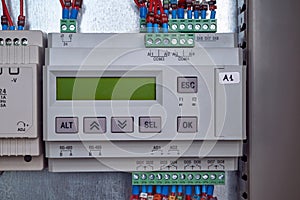 Electric controller for automation of technological processes in production