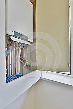 Electric panel with cabels