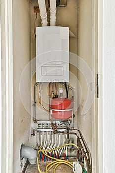 Electric panel with cabels