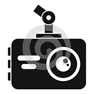 Electric digital recorder icon, simple style