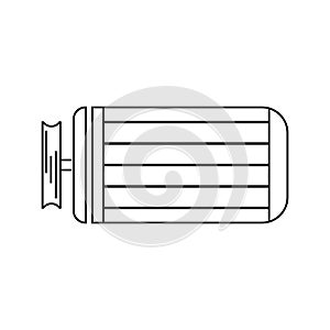 Electric dynamo icon