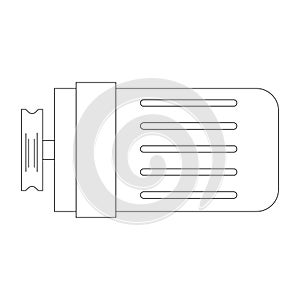 Electric dynamo icon