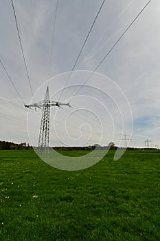 electric energy power lines cable electricity high voltage