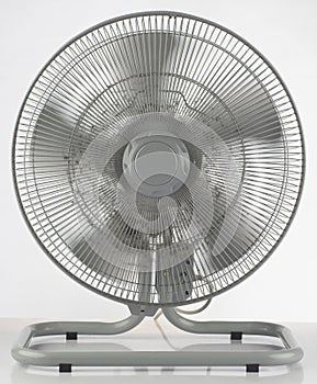 Electric fan with dust on front cover