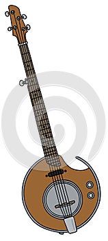 Electric five strings banjo