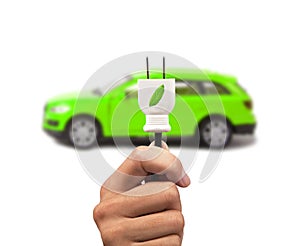 Eléctrico a carros energía 