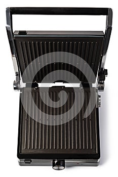 Electric grill on a white background