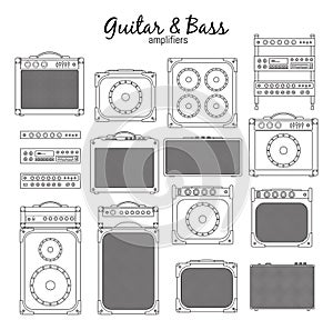 Electric Guitar and Bass Amplifiers photo