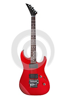 Electric guitar isolated