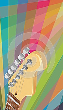 Electric guitar neck