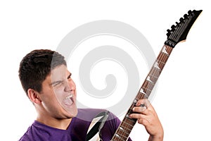 Electric Guitar Player