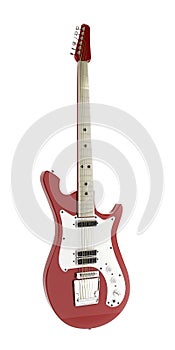 Electric guitar red 2