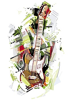 Electric Guitar Sketch