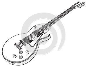 Electric Guitar Vector