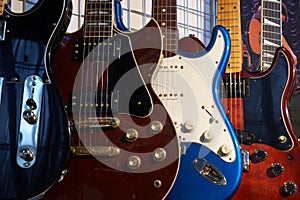 Electric guitars photo