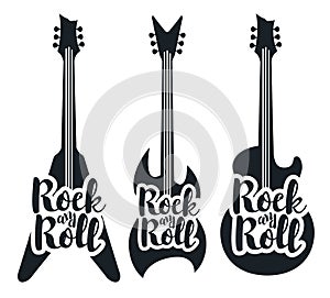 Electric guitars and rock and roll