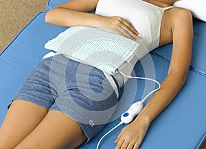 Electric hot pack for woman