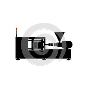 electric or hydraulic injection molding icon