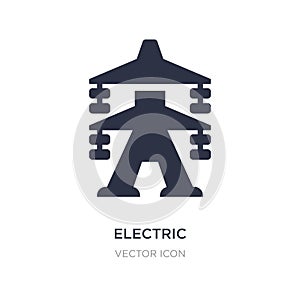 electric icon on white background. Simple element illustration from Technology concept