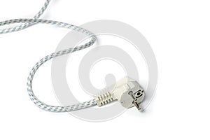 Electric iron cable plug