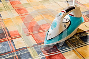 Electric iron for Ironing. Ironing room. Household items