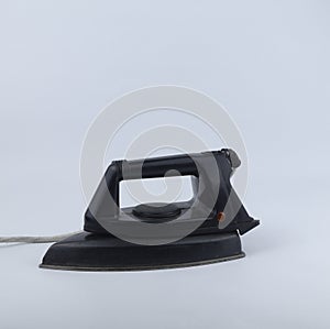 electric iron isolated on a white background