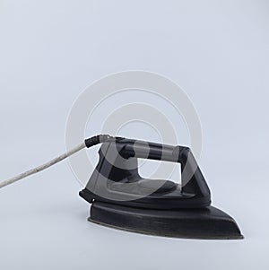 electric iron isolated on a white background