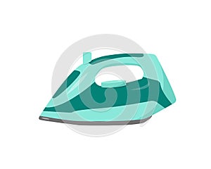 Electric iron vector icon on white background.