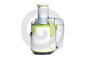 Electric juicer on a white background