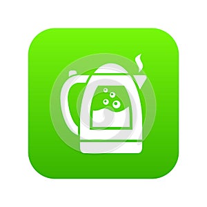 Electric kettle icon, simple style