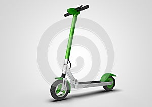 Electric kick scooter, ecologic urban vehicle.