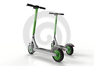 Electric kick scooters, ecologic urban vehicles