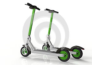 Electric kick scooters, ecologic urban vehicles