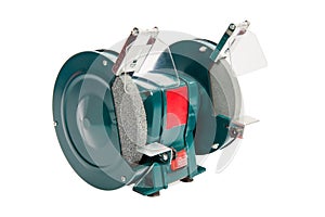 Electric knife sharpener isolated on white