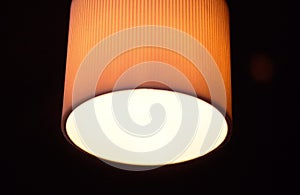 Electric lamp on the ceiling