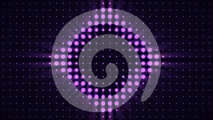 Electric lamps, color abstraction, loop, rombus. Rombus modern virtual led animation background