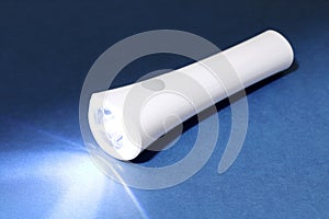 Flashlight and ray of light