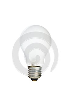 Electric Light Bulb On White