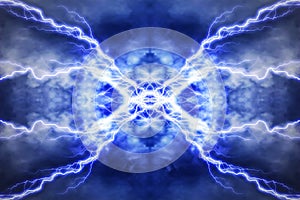 Electric lighting effect, abstract techno backgrounds