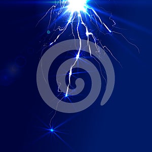 Electric lighting effect, abstract techno backgrounds