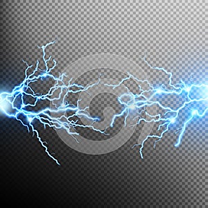 Electric lighting effect. EPS 10