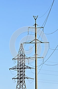Electric line pylon
