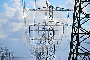 Electric lines, high voltage