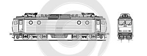 Electric locomotive plan