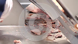 Electric meat slicer cutting machine