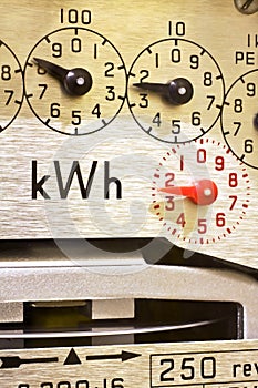 Electric Meter Dials photo